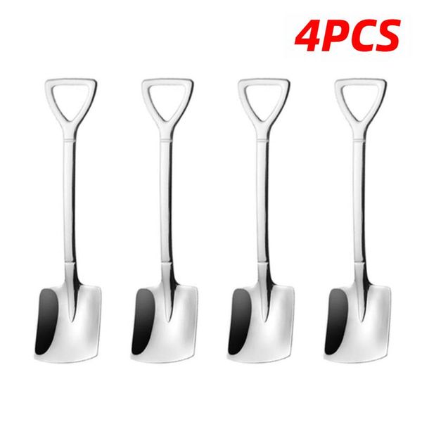 

retro shovel bar spoon 304 stainless steel coffee spoon watermelon ice spoon creative gifts kitchen gadgets h wmtgql