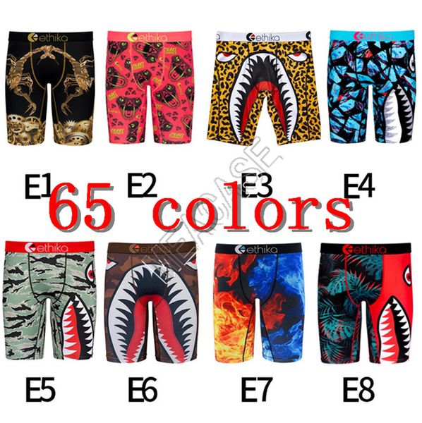 

mens ethika boxer designers underwear quick dry shorts panties briefs catoon shark mouth sports beach shorts bathing swim trunks f101903, Camo