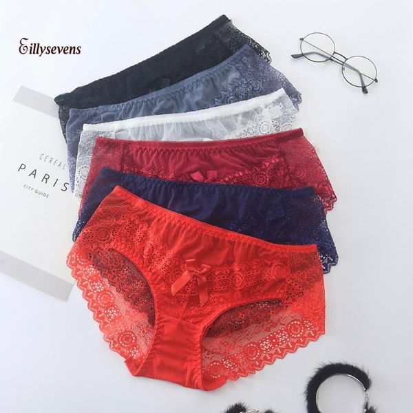 

women's panties lady underwear woman cotton middle waist panty women seamless soft lingerie intimo donna1, Black;pink
