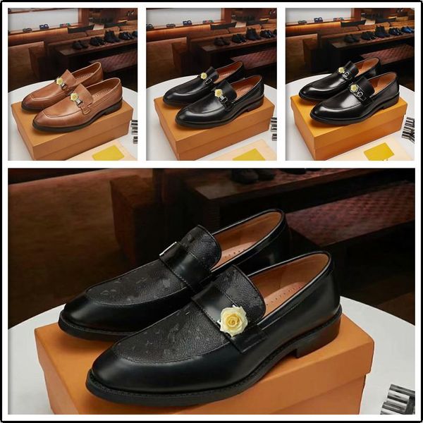 

q7 loafers men dress shoes leather luxury men shoes formal coiffeur wedding men shoes classic sepatu slip on pria erkek ayakkabi 11, Black