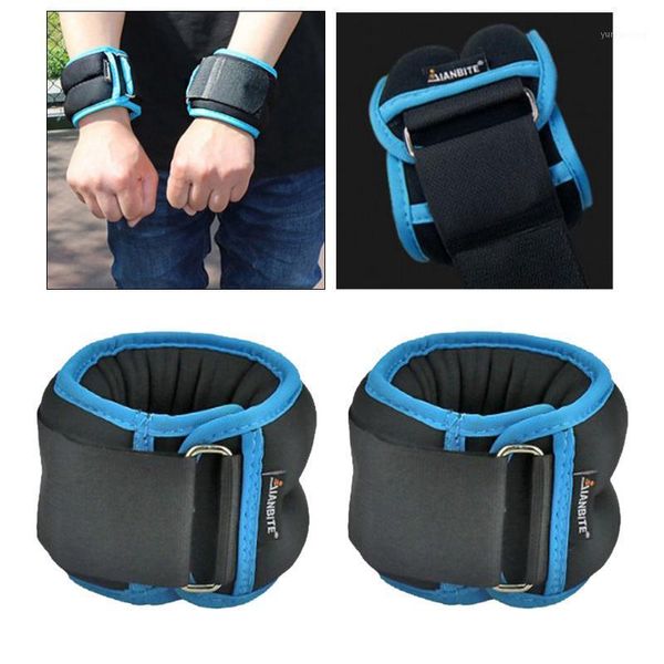 

resistance bands adjustable wrist ankle weights pair 1kg 2kg 3kg arm leg muscle building running fitness exercises outdoor training1