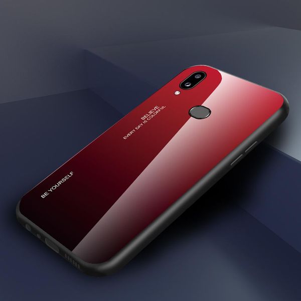 

для samsung galaxy a40 case luxury hard закаленное стекло градиент protect обложка чехол для samsung a30 a20 a10 s a 40 30 sqczok home2006