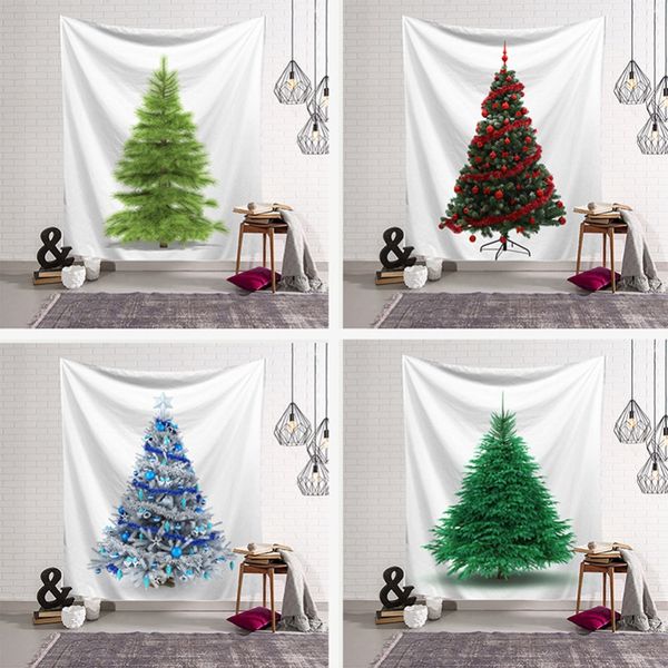 

new christmas tree decor wall hanging tapestry new year room hanging cloth xmas joyous table cloth background blanket mat rugs
