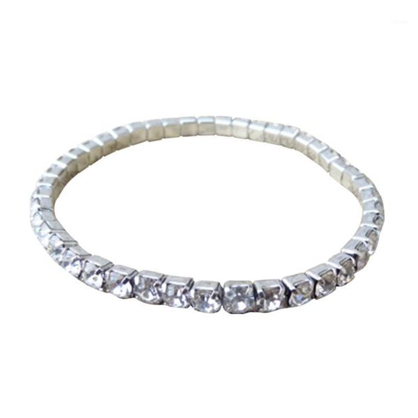 

charm alloy party bridal crystal rhinestone portable accessories shiny wedding women bracelet1, Golden;silver