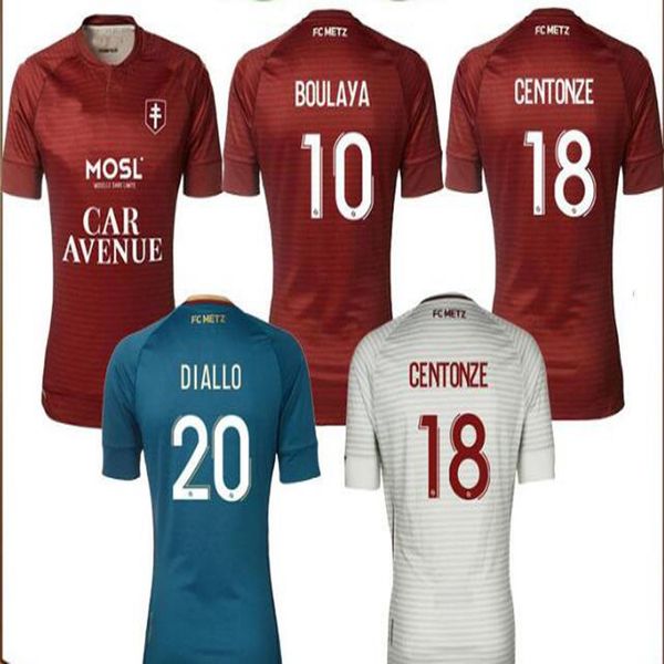 

20 21 fc metz soccer jerseys 2020 2021 boulaya diallo centonze bronn vagner niane fofana vagner home away 3rd football shirt, Black;yellow