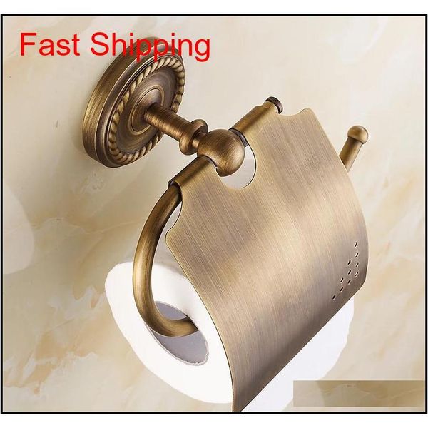 

paper holders antique brass toilet roll tissue holder bath rack wall mounted bathroom accessories bl qylest new_dhbest