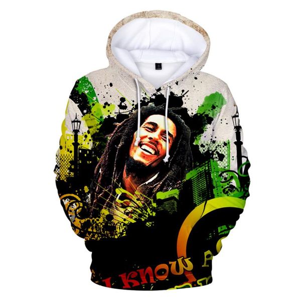 

2020 women pullover for print 3d marley reggae hoodies and hip bob hop men sweatshirts tracksuit fotea, Black