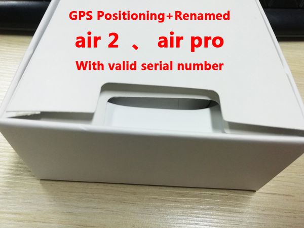 

h1 chip rename in-ear sports bluetooth headphones pro ap2 ap3 wireless charging earphones positioning earbuds 2nd generation