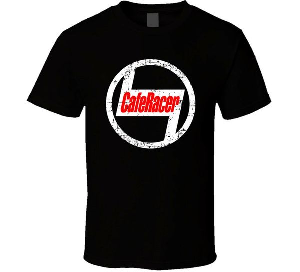 

cafe racer classic bike poster logo black white 's custom screen printed sport hooded sweatshirt hoodie t shirt