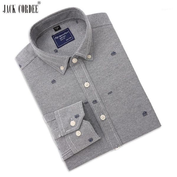 

jack cordee brand oxford shirt men jacquard weave cotton long sleeve dress shirts casual slim camisa social shirt1, White;black