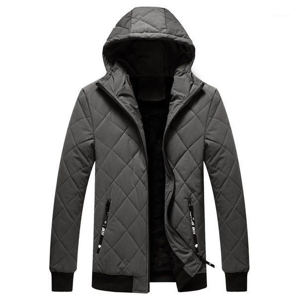 

woodvoice brand mens parkas warm thick winter jacket men clothes 2020 casual hooded fashion coat men outerwear 4xl1, Black