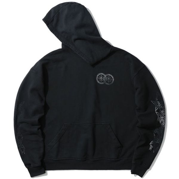 

это родительный портрет напечатанный капюшон, Black