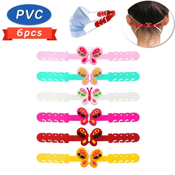 

6шт маска extender ушной крючок аксессуары для детей девочек маска студентов симпатичные маски держатель decorationparty dropshipping wmtprs