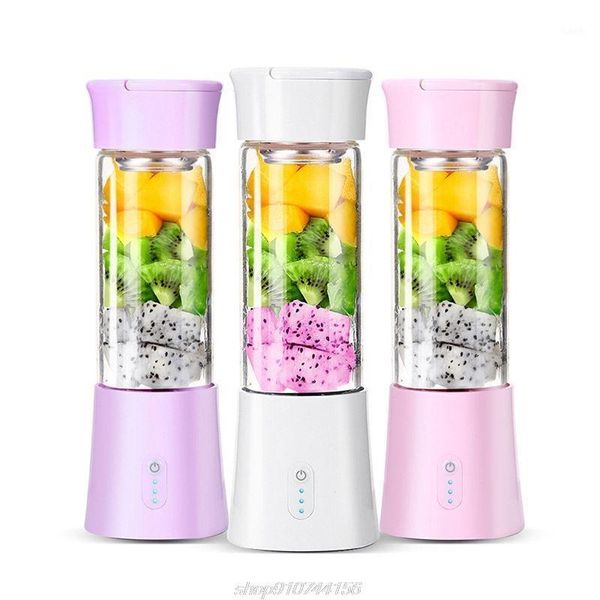 

t8 portable mini 380ml personal blender small usb fruit juicer mixer home outdoor travel office rechargeable d04 20 dropshipping1