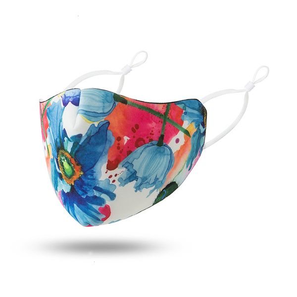

dust fashion pm2.5 washable face mask respirator anti dustproof reusable ice silk cotton adjustable ear buckle