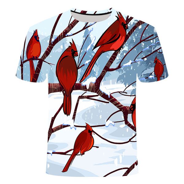 

blue gray red men brand 3d print shirts funny kawaii oversized men clothing