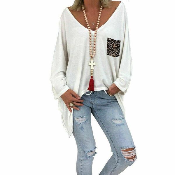 

womens blouse 2021 spring autumn plus size womens long sleeve blouse shirt ladies cap sleeve plain baggy casual tunic for femme, White