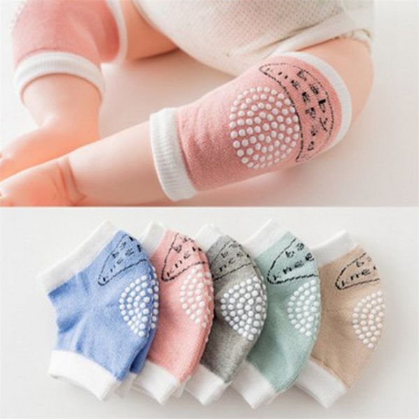 

2021 infants baby knee pads non slip kids crawling crawl elbow knee pad child anti slip leg protectors toddler safety knit knee socks g20205, Pink;yellow