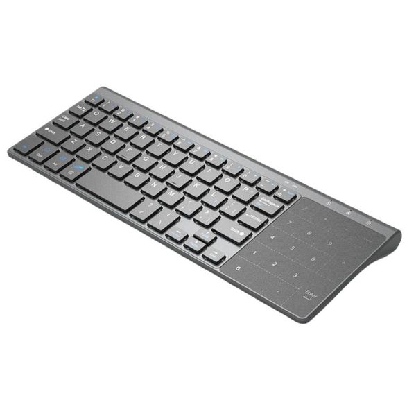

thin 2.4ghz usb wireless mini keyboard with number touchpad numeric keypad for tablet desklappc