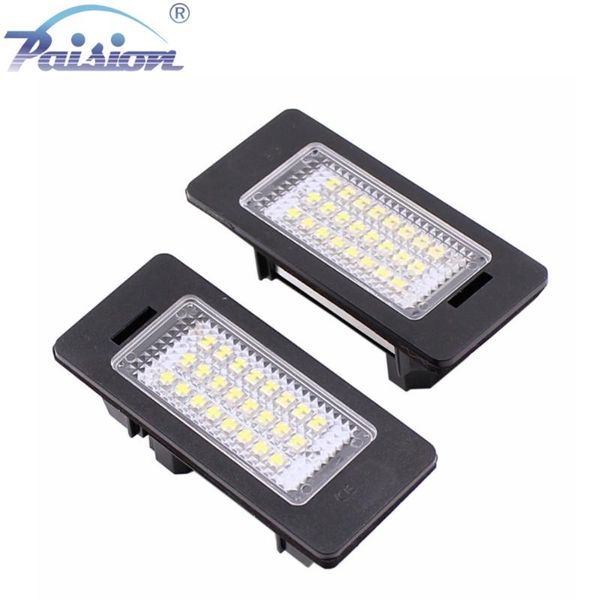 

no error 2pcs led license plate light 24smd for e90 e90n e91 e92 e93 m3 e70 e39 e60 e82 e84 e88 xenon white