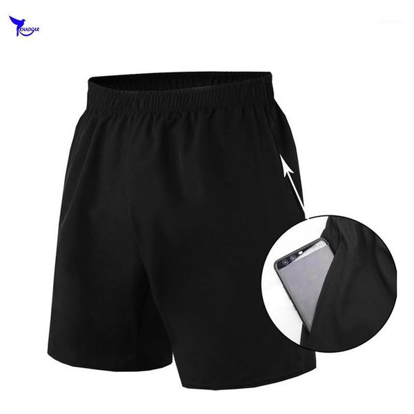 

running shorts gym mens sport with pocket quick dry black workout short pants men soccer tennis basketball training beach shorts1, Black;blue