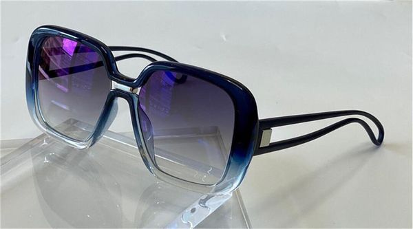 

new fashion design sunglasses 7016-s classic simple big square frame new color mixed gradient color series uv400 lens, White;black