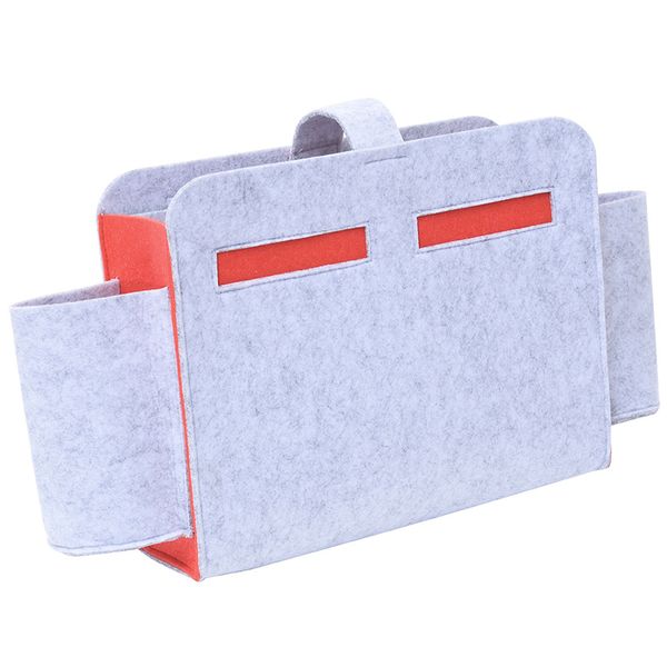 

towel fabric terry or felt felt bedside storage bag college student bedside storage hanging bag bedside sundries bag hanging storage m180036, Blue;pink