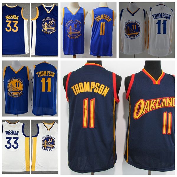 

2020/21 mens klay 11 thompson james 33 wiseman golden state warrior basketball jersey, Black;red
