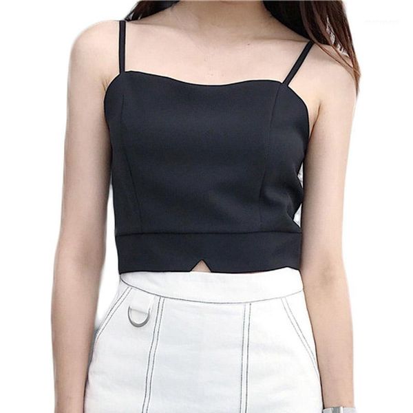 

women's tanks & camis slim vest crop women sleeveless summer tank 2021 1, White