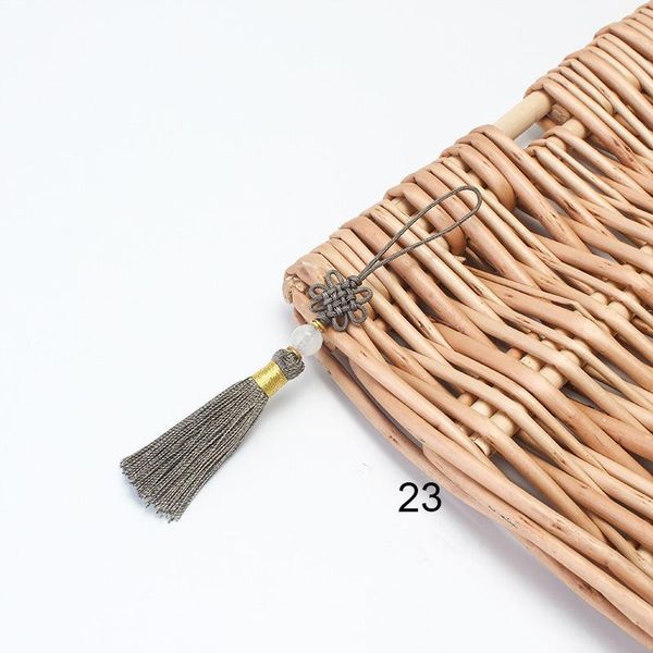

30pc mini chinese round bead tassel fringe jewelry curtain making decorative accessories diy key bag trim tassels craft pendant h jllnxs