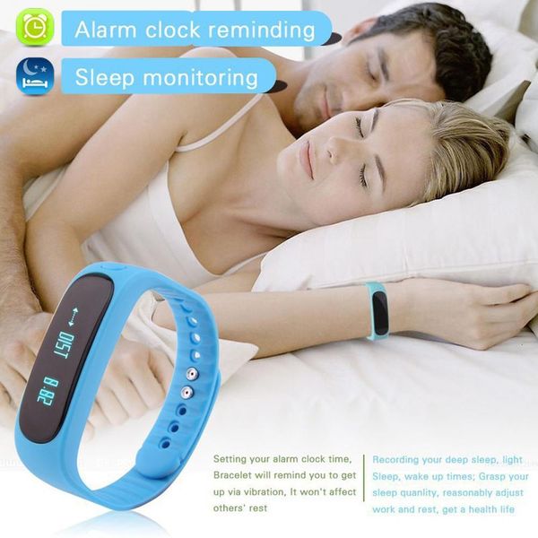 

smart wristband e02 bluetooth watch with multi sport mode to view sleep time