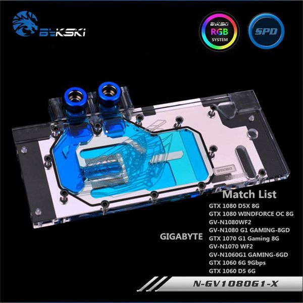 

bykski full coverage gpu water block for gigabyte gtx1080g1 gtx1070g1 gaming graphics card water-cooled head n-gv1080g1-x