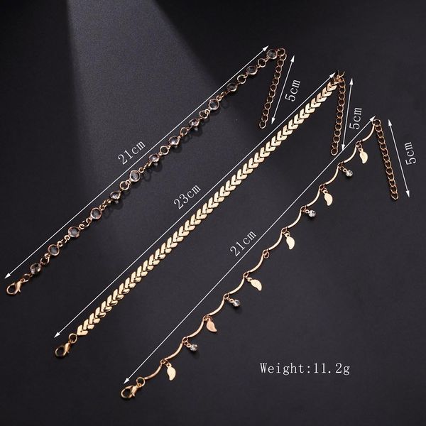 

3шт набор многослойных богемных анкетов для женщин ноги anklet старинные летние пляж женское очарование босиком сандалии ноги сеть ювелирных, Red;blue