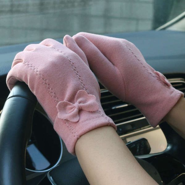 

and women' autumn cycling spring and driving anti slip gloves, frosting, cold proof and warmth keeping touch-screen gloves for women, Blue;gray