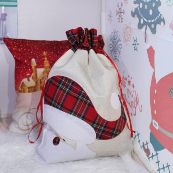 

fengrise linen christmas gift bag merry christmas decor for home 2020 noel candy bag cristmas ornaments xmas gift navidad 2020 bbyikf