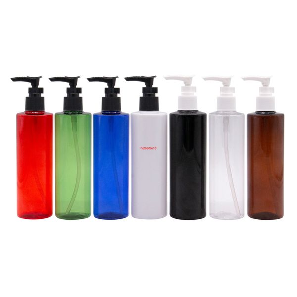 Contenitore per pompa per lozione a baionetta di colore blu bellissimo da 250 ml x 25, bottiglia per dispenser di sapone liquido per shampoo per gel doccia Whiteshipping all'ingrosso