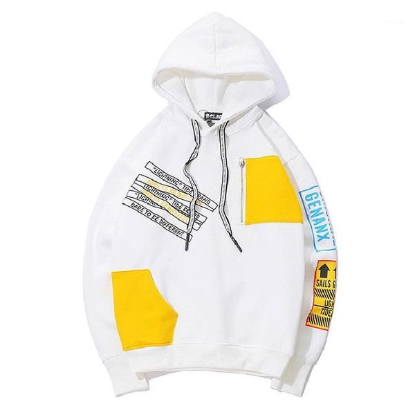 

zhuzunzhe 2020 men spring autumn hip streetwear hooded hoodies pullovers sweatshirts male casual fashion patchwork hoodies1, Black