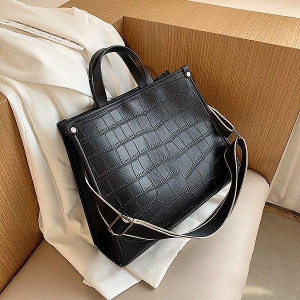 

cross body 2021 winter bag stone pattern shoulder for women pu leather luxury handbags bags sac a main femme travel tote
