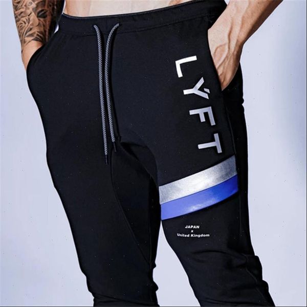 

japan amp united kingdom zipper pocket sport running men joggers bodybuilding trackpants sweatpants gym training jogging pants, Black