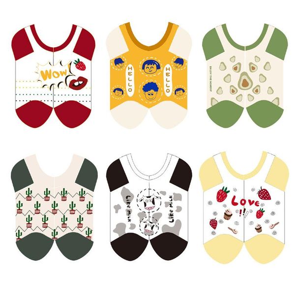 

lady's funny lovely no-show ankle seamless cotton ankle socks, Black;white