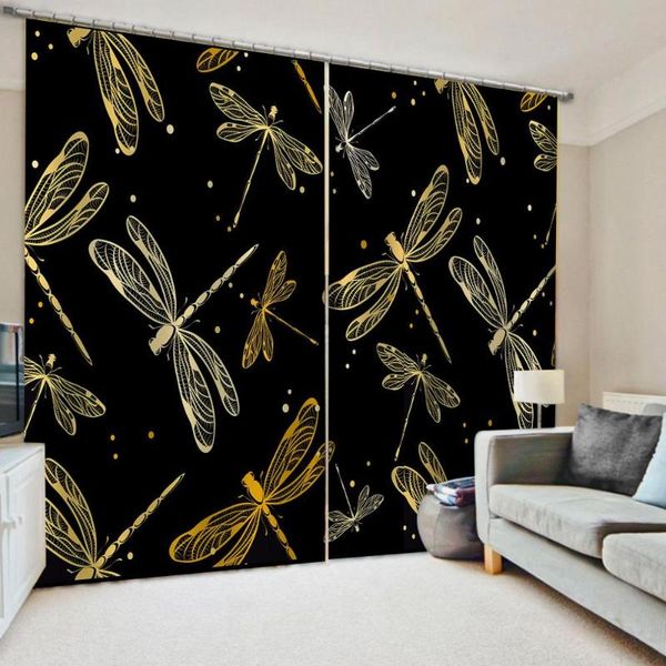 

curtain & drapes modern home decoration blackout 3d stereoscopic curtains black