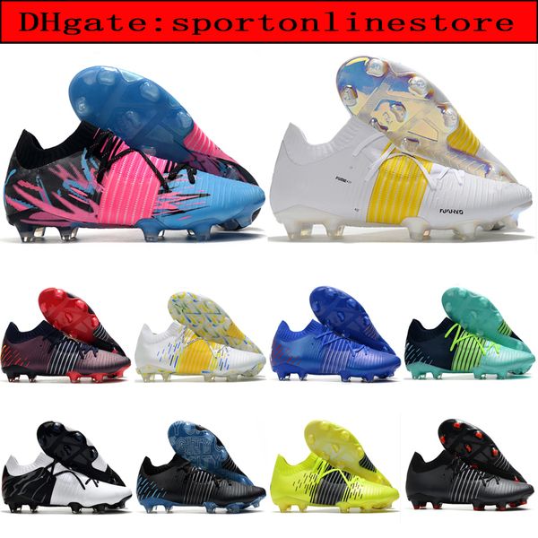 

mens soccer boots future z 1.1 fg football cleats outdoor shoes scarpe da calcio creativity limited edition neymar equalizer chuteiras, Black