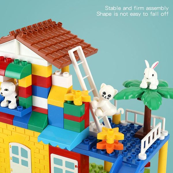 

174 pcs marble race run diy maze balls building blocks compatible all brand funnel slide big bricks educational toys bbyxmc homebag