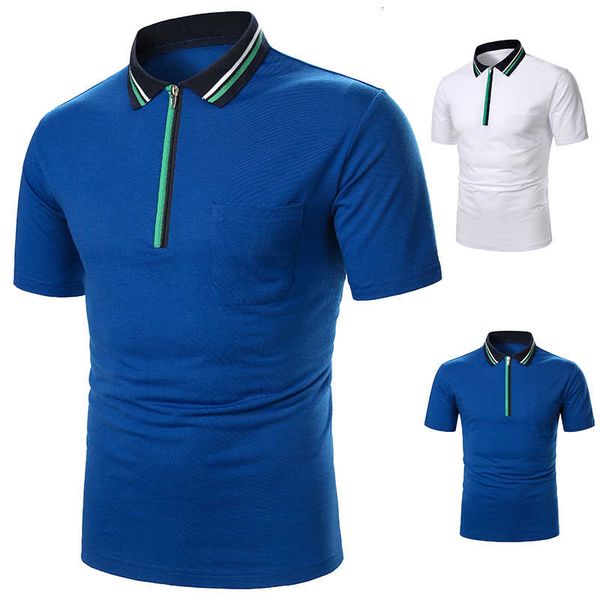 

coat men solid color men's shirt brand man polo short sleeve, White;black