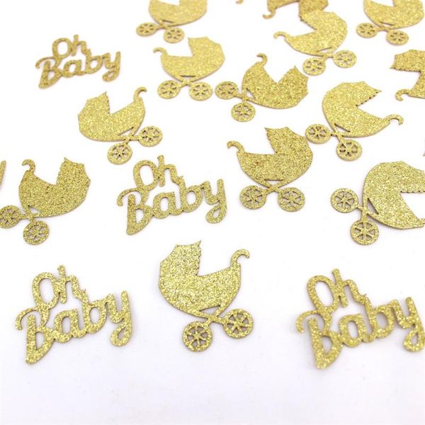 

party decoration baby shower blue pink gold car confetti oh conftti 1st birthday