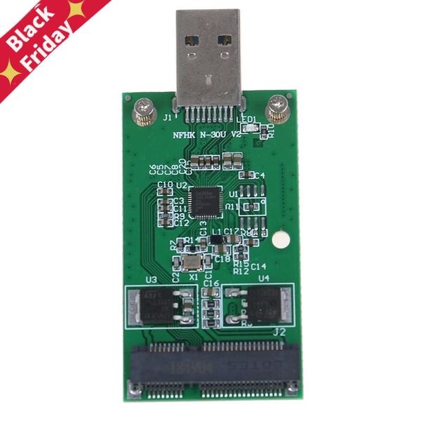 

Mini USB 3.0 to PCIE mSATA External SSD PCBA Conveter Adapter Card