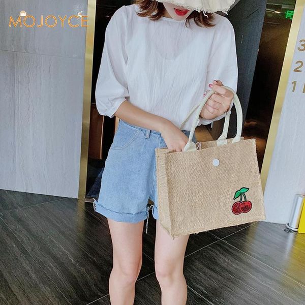 

women linen luxury tote large capacity female casual shoulder bag lady daily handbag fresh beach shopping bag