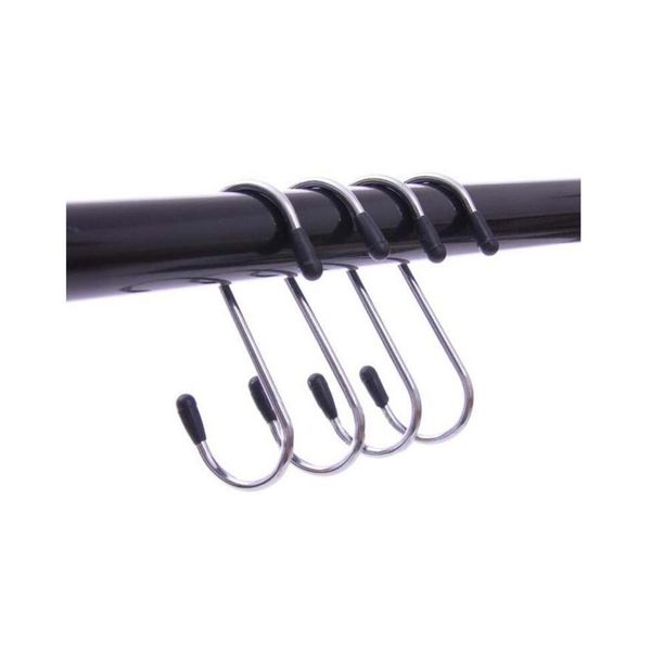 

4pcs stainless steel s hook hanging shape 5kg capacity metal hooks 7.7cm*2.7cm s jllveq mx_home
