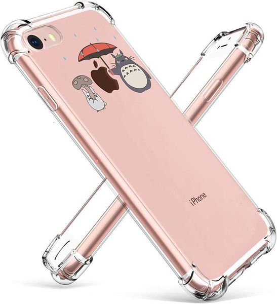 

bgrfallsky mobile phone case, suitable for vip x / xs 5.8 inch (about 14.7 cm), transparent cartoon dign, soft, lovely and interting,swza