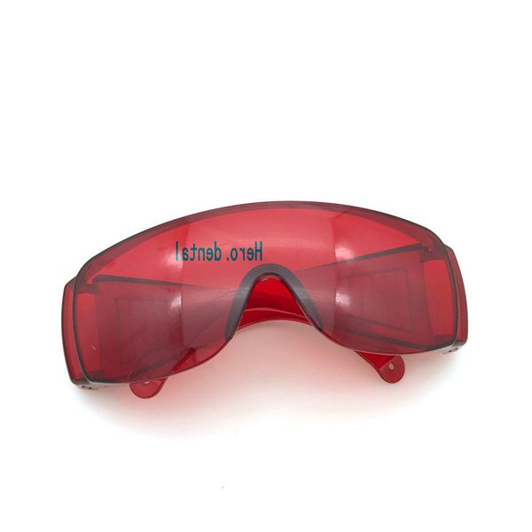 

new1 pcs dental lab safty protecitve goggle glasses in eye curing light whitening red7